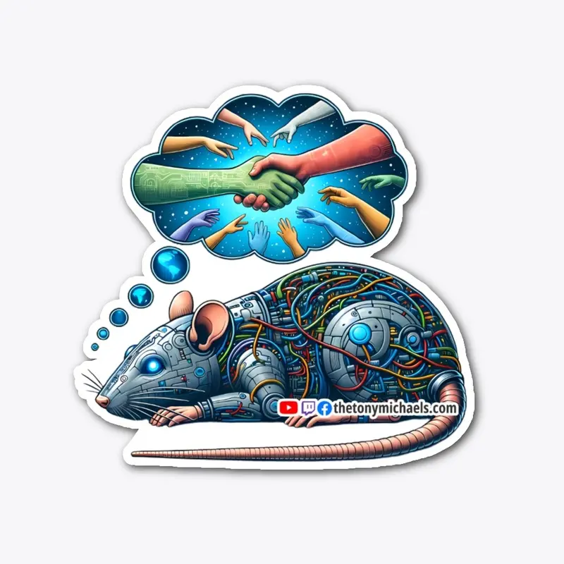 RAT HUMANITY STICKER